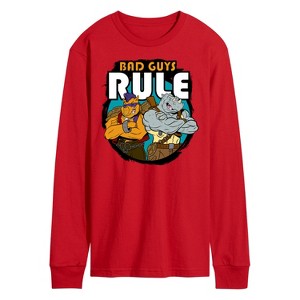 Men's - Teenage Mutant Ninja Turtles - Bad Guys Rule Long Sleeve Graphic T-Shirt - 1 of 3