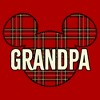 Men's Mickey & Friends Plaid Grandpa Patch T-Shirt - image 2 of 4