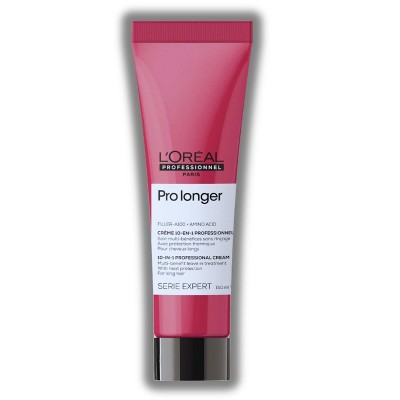 L'Oreal Serie Expert Pro-Longer 10-in- 1 Cream | Loreal Multi-Benefit Leave-in Treatment for Thicker and Fuller Lengths Hair (5.7 oz)