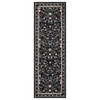Living Room Rug Machine Washable Area Rug Non Slip Farmhouse Floral Rug Low Pile Soft Foldable Rugs - 3 of 4