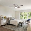 VACZON 52" Silver Modern Smart LED Ceiling Fan with Remote and Lights - 2 of 4