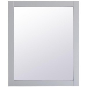 Elegant Lighting Aqua rectangle vanity mirror 30 inch in Grey - 1 of 4
