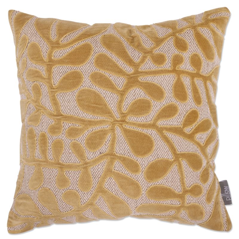 18&#34;x18&#34; Indoor Matisse Square Throw Pillow Yellow - Pillow Perfect, 1 of 5