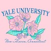 Juniors Womens Yale University Floral School Logo T Shirt - 2 of 4