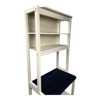INFURNIC Kitchen Racks Sleek Bakers Rack with Storage and Open Shelves for Modern Kitchen Spaces, White Black, 23.62"*15.75"*66.93" - 2 of 4