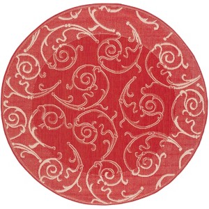 Courtyard CY2665 UV & Stain Resistant Non-Shedding Power Loomed Indoor/Outdoor Rugs - Safavieh - 1 of 4