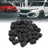 Unique Bargains 30Pcs Black Plastic Tire Air Valve Stem Caps Tyre Wheel Rims Dust Cover for Car - image 2 of 4