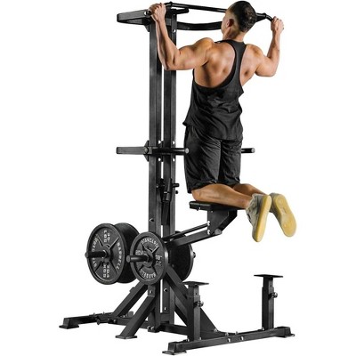 ER KANG Assisted Pull Up Machine, Leverage Assisted Chin and Dip Machine, Pull Up Machine with 1:1 Counterweight System for Home Gym
