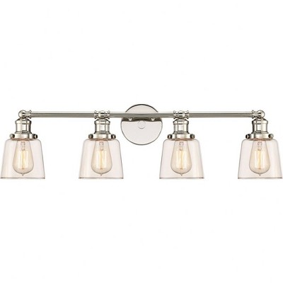 Quoizel Lighting Union 4 - Light Vanity in  Polished Nickel