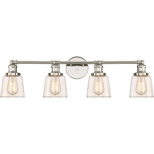 Quoizel Lighting Union 4 - Light Vanity in  Polished Nickel - 1 of 4