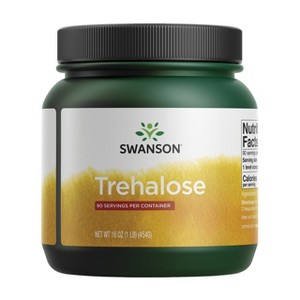 Swanson 100% Pure Trehalose 16 Ounce (1 lb) (454 g) Pwdr - 1 of 4