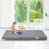 Convertible Folding Sofa Bed, Futon Sleeper Chair with Pillow, High-Density Memory Foam Sofa Bed, Foldable Mattress for Living Room/Dorm/Apartment - 3 of 4