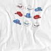 Women's USA Festive Cowgirl Hats Cropped T-Shirt - 2 of 4