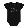 Hudson Baby Infant Girl Cotton Layette Set, Girl Mommy Red Black - 4 of 4