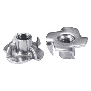 Bolt Dropper Stainless T-Nuts, 1/4"-20 Inch - 25 Pack - 1 of 4