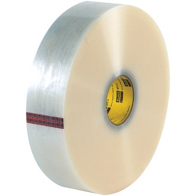 Scotch 3M 371 Carton Sealing Tape 1.9 Mil 3" x 1000 yds. Clear 4/Case T9033371