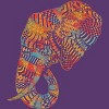 Men's Design By Humans Elephant (Majestic) By kase T-Shirt - 2 of 3