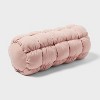 Puffer Bolster Decorative Throw Pillow Light Pink - Room Essentials™ - 3 of 4