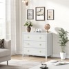 3 Dresser for Bedroom, Modern Tall Drawer Dresser with Storage, Wooden Closet Dressers Chest of Drawers, White - 4 of 4