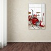 Trademark Fine Art -The Macneil Studio 'Drums and Guitar' Canvas Art - 3 of 3