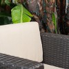 Puerta 4pc Wicker Club Chair & Coffee Table Set - Teak/Dark Brown/Beige - Christopher Knight Home: Weather-Resistant Acacia Frame Patio Set - 3 of 4