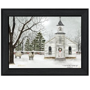 Whisen "I Heard the Bells on Christmas" By Billy Jacobs, Ready to Hang Framed Print, White Frame - 1 of 4