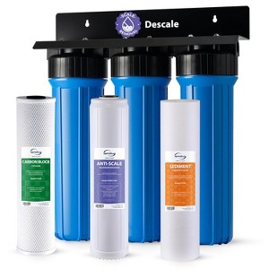 iSpring WGB32B-DS Anti-Scale Whole House Water Filter System w ...