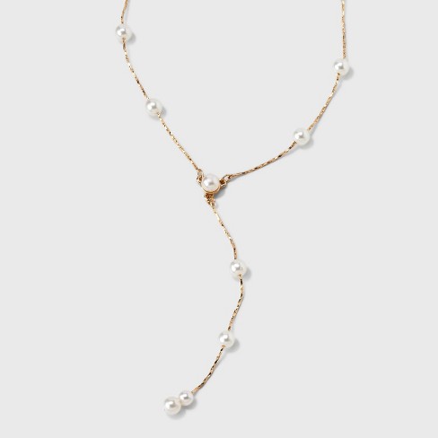 Target pearl necklace store