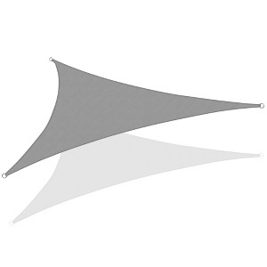 Sun Shade Sail Canopy UV Block – Waterproof Outdoor Shelter for Patio, Deck, Garden - Gray - 20x20x20 - 1 of 4