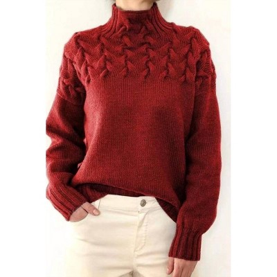 Women's Wo's Mock Neck Sweater - Miss Sparkling