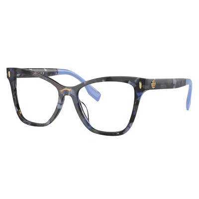 Tory Burch TY 2142U 1957 Womens Cat-Eye Eyeglasses Blue Tortoise 53mm