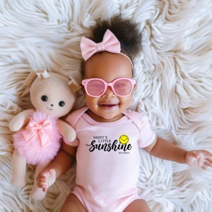 The Juniper Shop SmileyWorld Daddy's Little Sunshine Baby Short Sleeve Bodysuit - 1 of 4