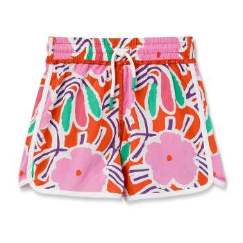 Toddler Adaptive Flower Groove Red Shorts - DVF for Target