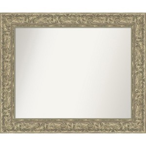 Amanti Art Luxe Non-Beveled Framed Bathroom Vanity Wall Mirror - 1 of 4