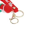 Unique Bargains Christmas Keychain with Double Ring and Lobster Clasp Alloy 2.76" - 3 of 4