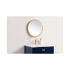Elegant Lighting Pier 18 inch LED Mirror with Adjustable Color Temperature 3000K/4200K/6400K in Brass - 4 of 4