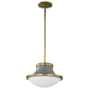 Nuvo Lighting Lafayette 1 - Light Pendant in  Matte Gray - 1 of 4