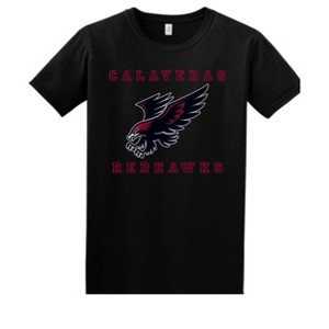Adult Calaveras High School Redhawks Name & Graphic Essential Soft
