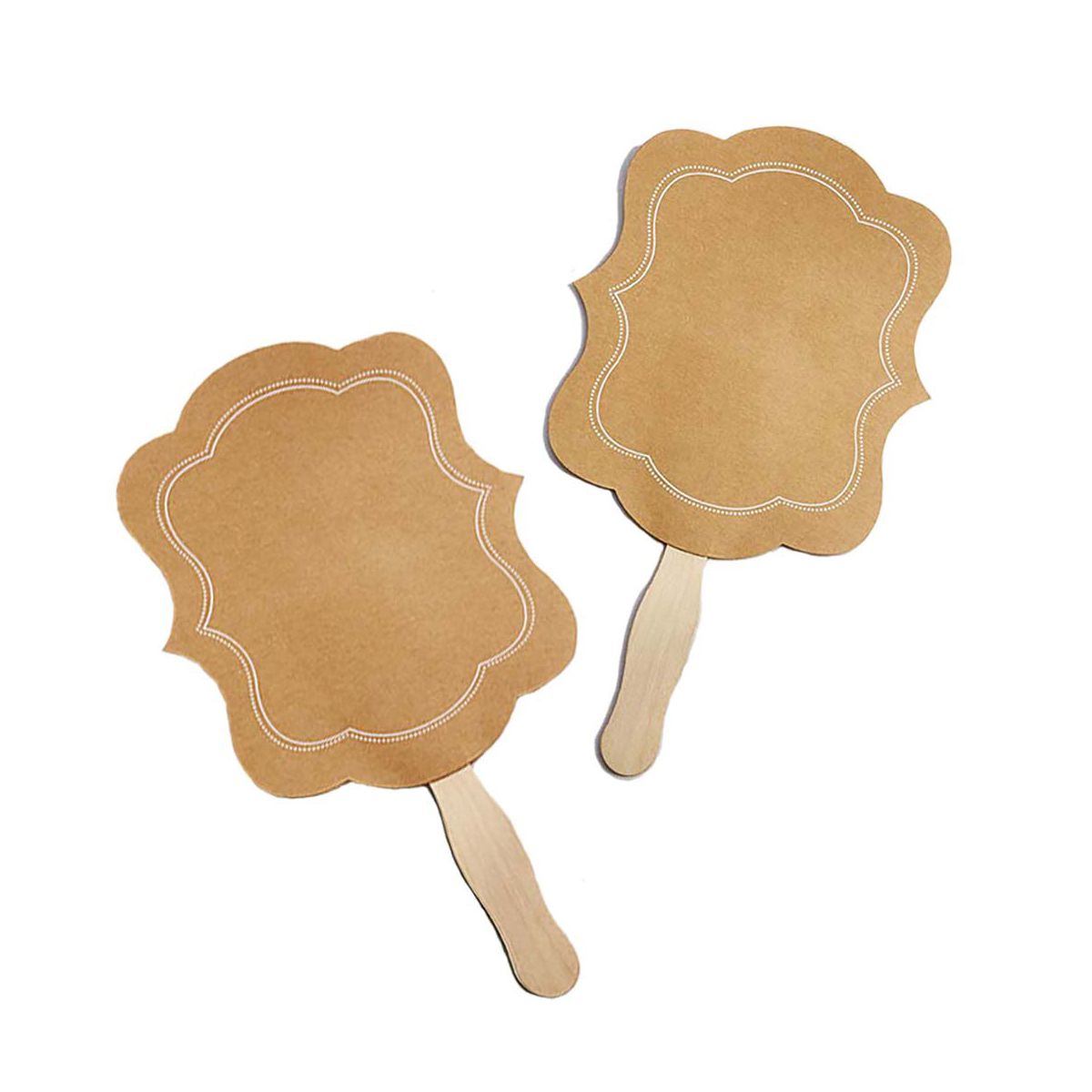 Kate Aspen Kraft Hand Fan (Set of 20) | 28258NA