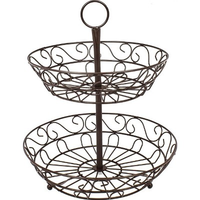 Sorbus 2-tier countertop basket for fruit, veggies, etc