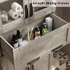 Tall Kitchen Pantry - 67" Food Storage Pantry Cabinet with Doors and Shelves Tall Bathroom Storage Cabinet Wooden Cupboard with Drawer - 4 of 4
