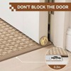 Front Door 24''x35'' Absorbent Muddy Dirt Resist Washable Non Slip Low - Profile Indoor Doormat Brown Entryway Welcome Mat - 4 of 4