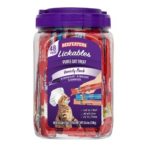 Puree Cat Treat Vrty Pack 48ct tub - 1 of 2