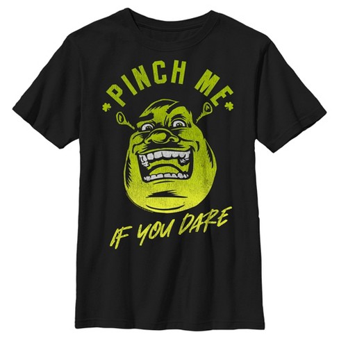 Boy's Shrek St. Patrick's Day Pinch Me If You Dare T-shirt - Black - X ...