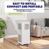 2-Pack 8000 BTU Portable Air Conditioners, 3-in-1 AC Units for Rooms Up to 350 Sq.Ft, Digital Display & Remote Control, Includes Window Kit, White - 2 of 4