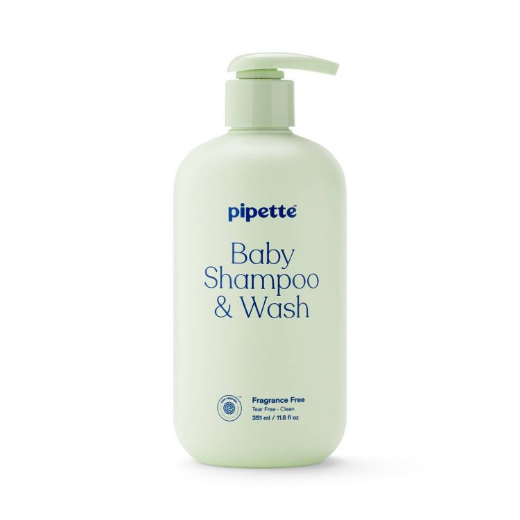 Pipette Baby Shampoo + Wash Fragrance Free - 11.8 fl oz: Moisturizing, Basic Cleansing, Hypoallergenic, All Hair Types, 1 of 7