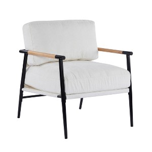 Modern Accent Chair with Plush Cushions - 1 of 4