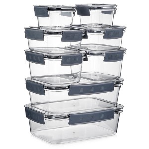Sorbus 16 Piece Airtight Food Storage Containers with Lids - BPA Free, Keeps Food Fresh, Leak Proof, Store Leftovers, Meal Prep - 1 of 4