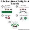 Big Dot of Happiness Merry Little Christmas Tree - Red Truck and Car Christmas Party Favors and Cupcake Kit - Fabulous Favor Party Pack - 100 Pieces - 2 of 4