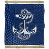 Us Naval Academy Logo Dots Silky 50x60 Blanket, 1 Sided - 2 of 4